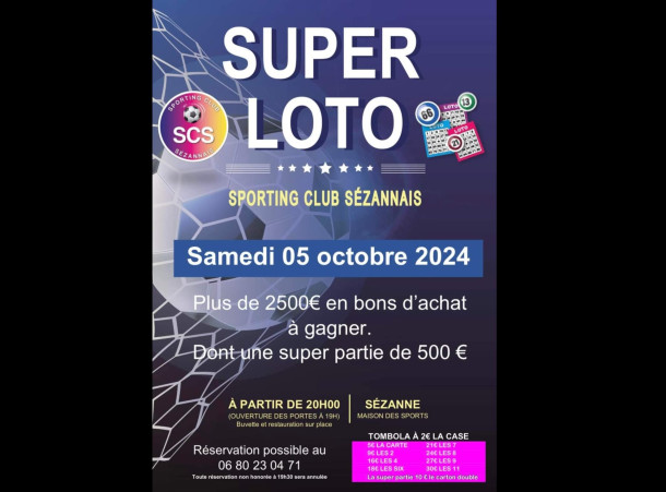 LOTO SAMEDI 5 OCTOBRE 2024
